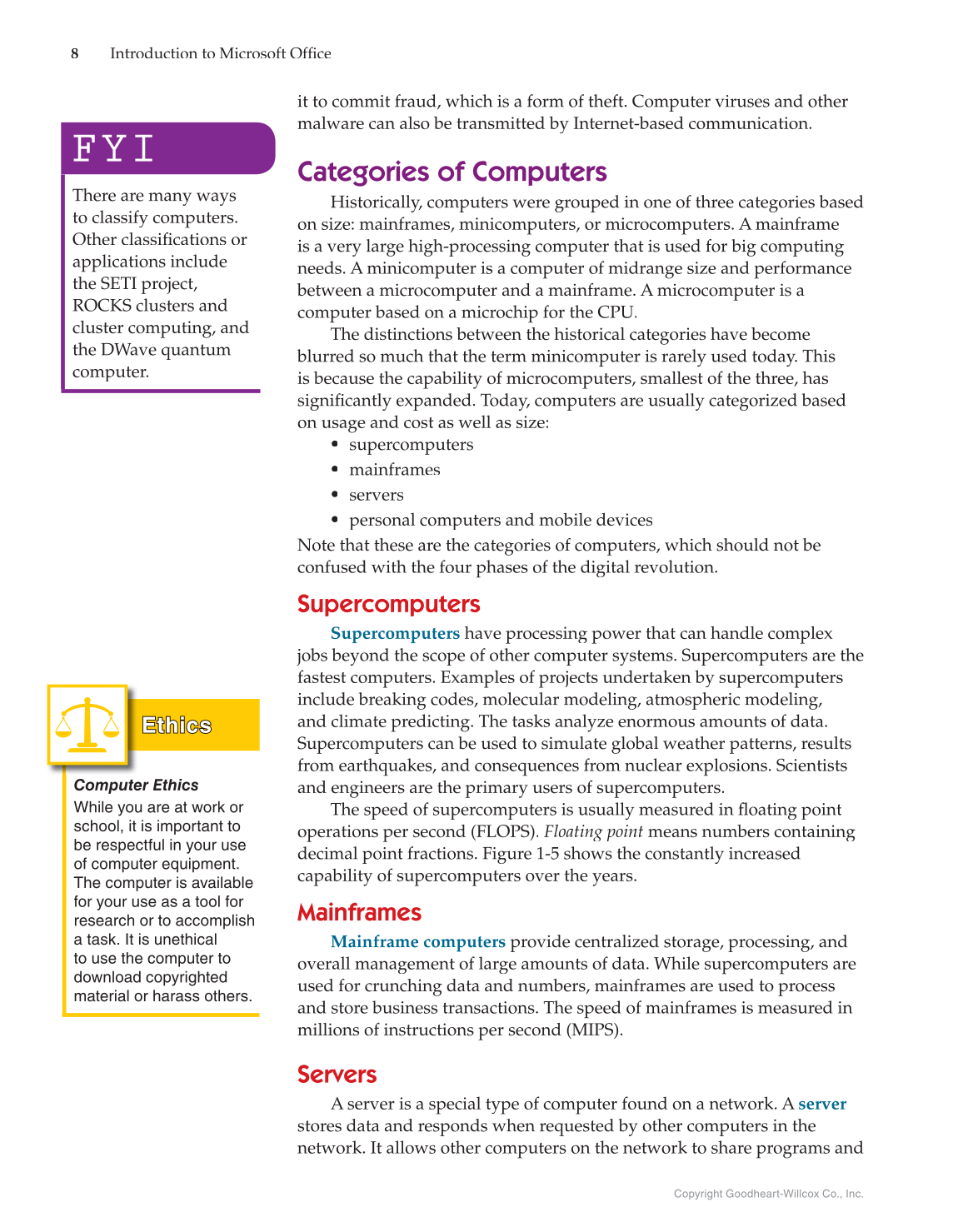 Introduction to Microsoft Office 2016, 1st Edition page 8