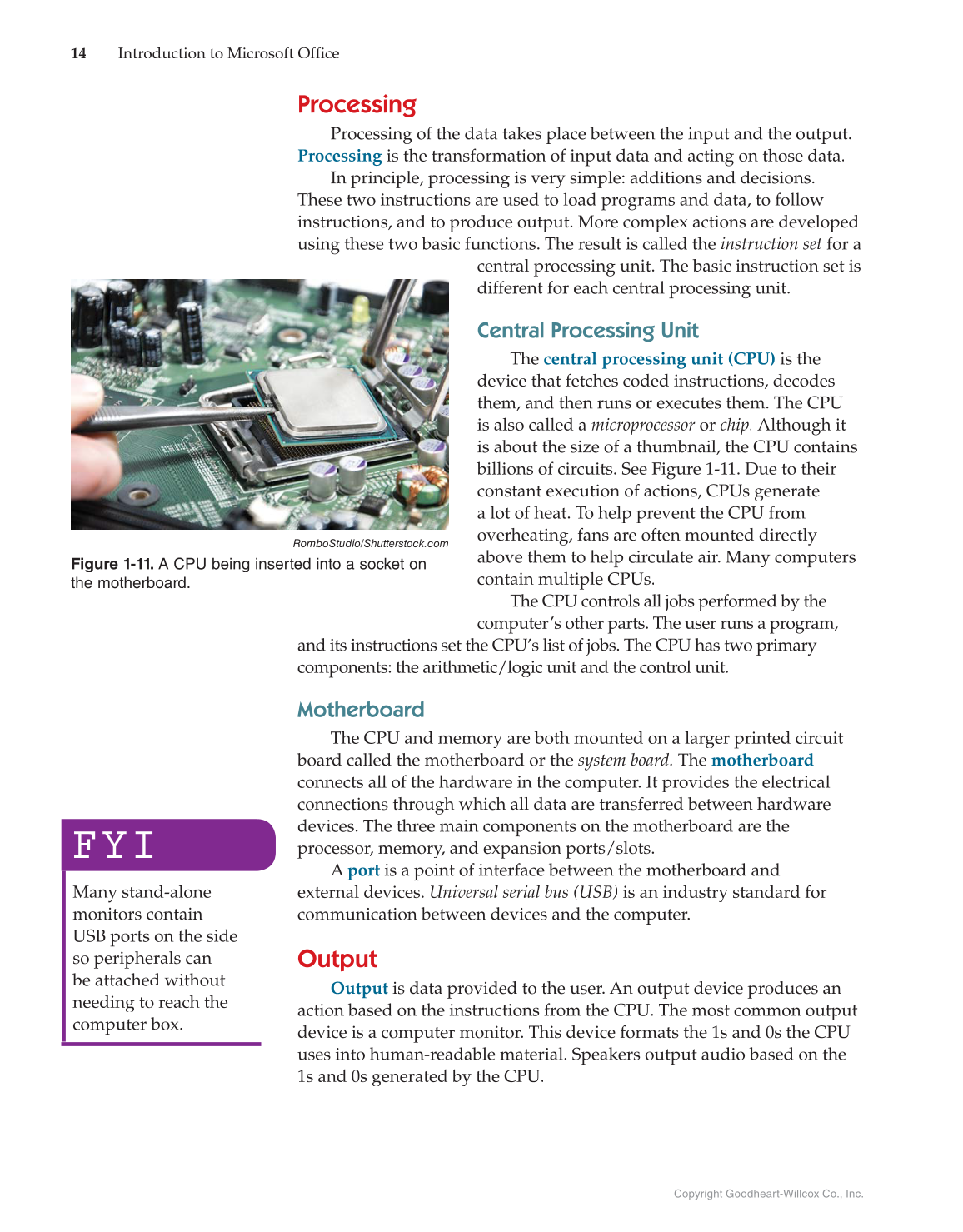 Introduction to Microsoft Office 2016, 1st Edition page 14