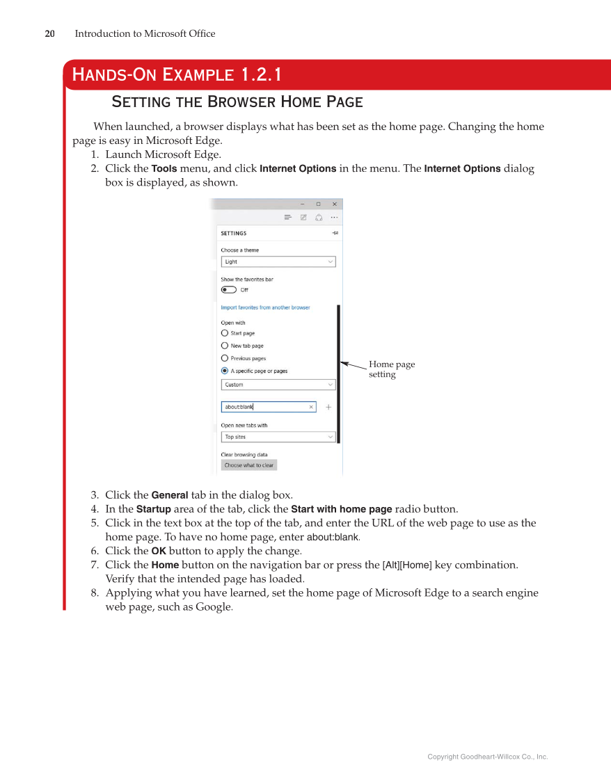 Introduction to Microsoft Office 2016, 1st Edition page 20