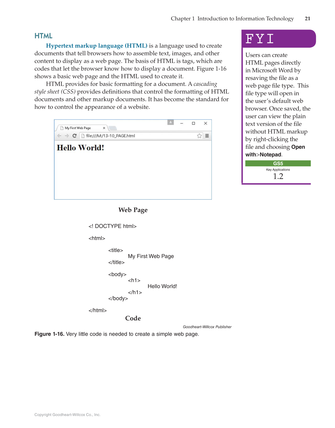 Introduction to Microsoft Office 2016, 1st Edition page 21