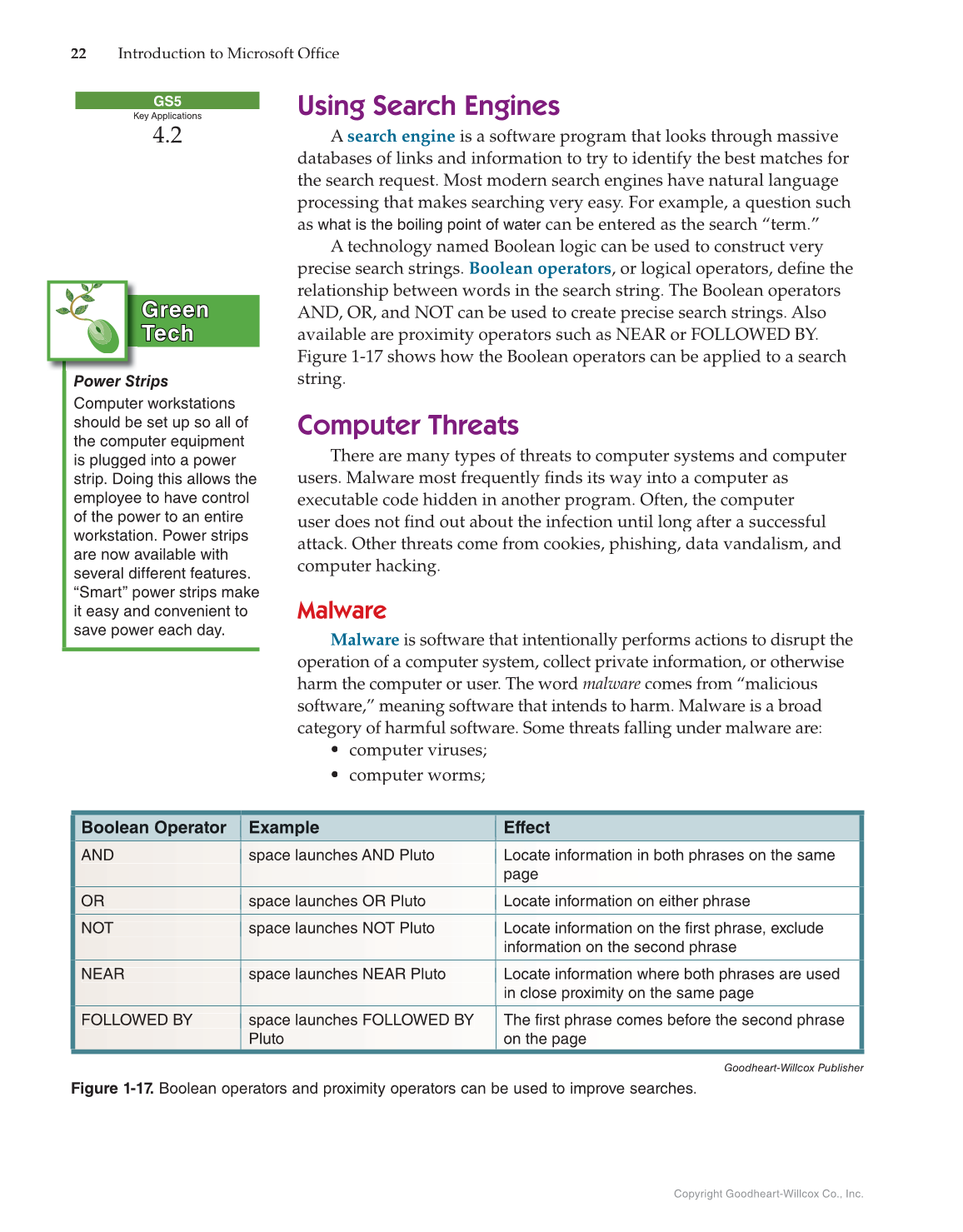 Introduction to Microsoft Office 2016, 1st Edition page 22