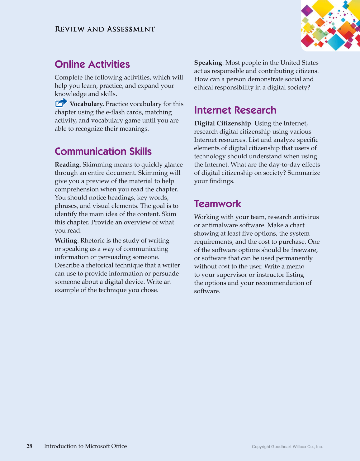 Introduction to Microsoft Office 2016, 1st Edition page 28