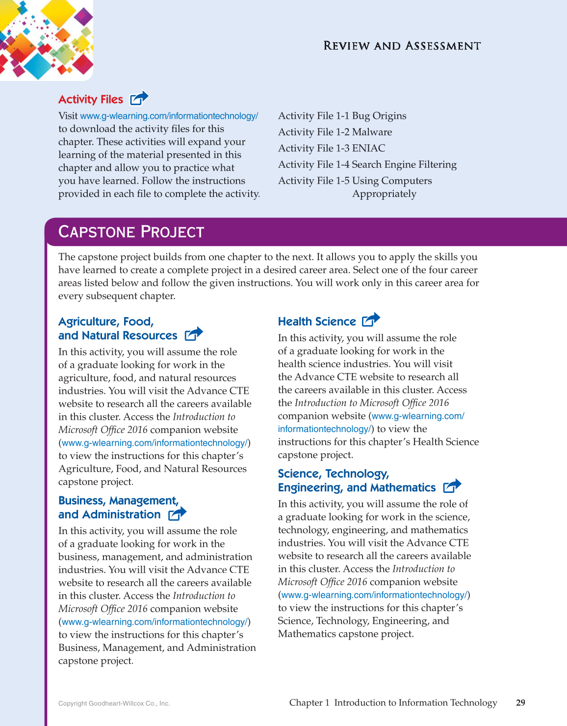 Introduction to Microsoft Office 2016, 1st Edition page 29