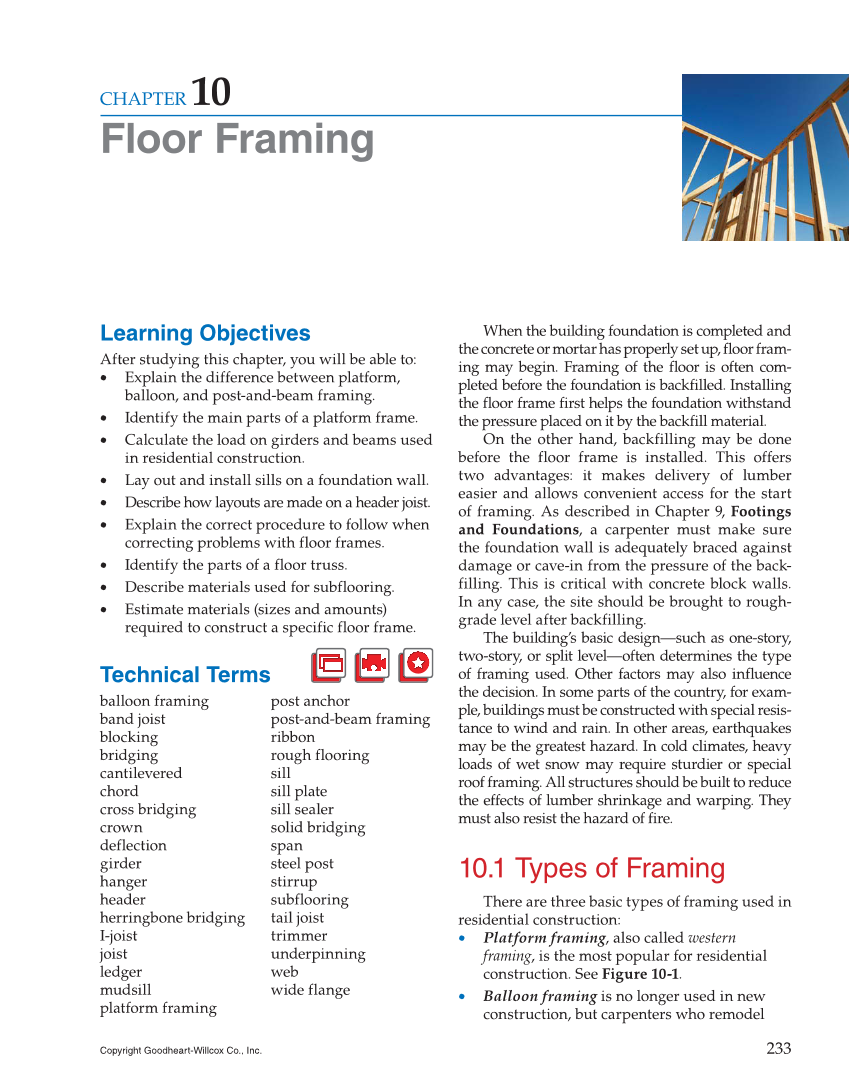 Modern Carpentry, 12th Edition page 233