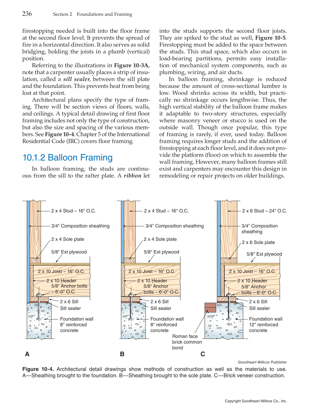 Modern Carpentry, 12th Edition page 236