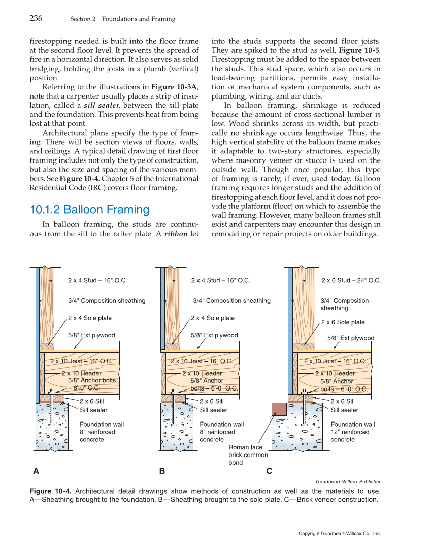 Modern Carpentry, 12th Edition page 236