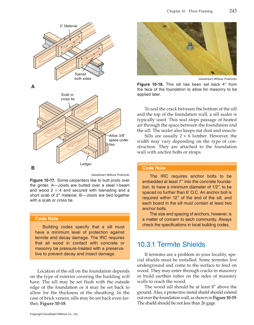 Modern Carpentry, 12th Edition page 243