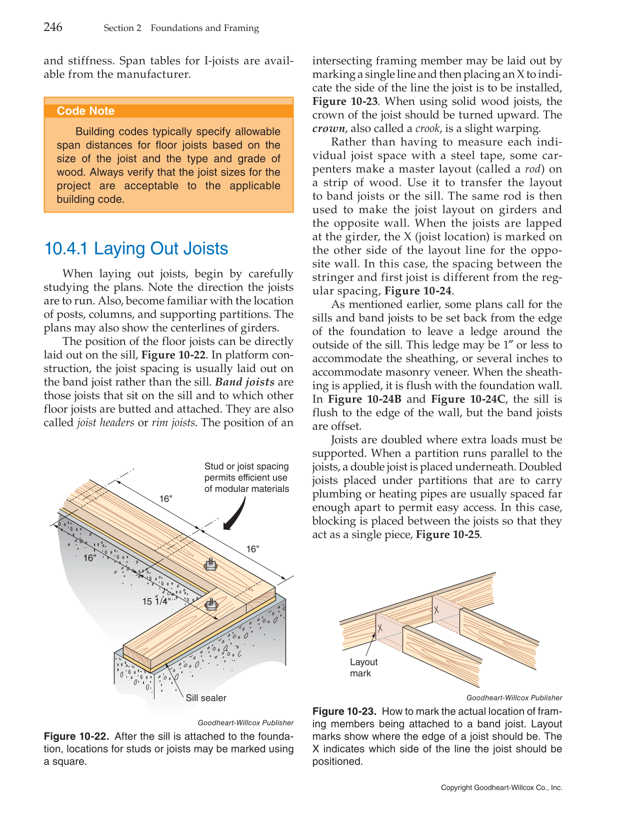 Modern Carpentry, 12th Edition page 246