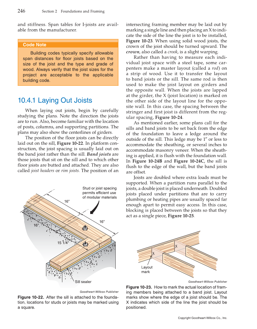 Modern Carpentry, 12th Edition page 246