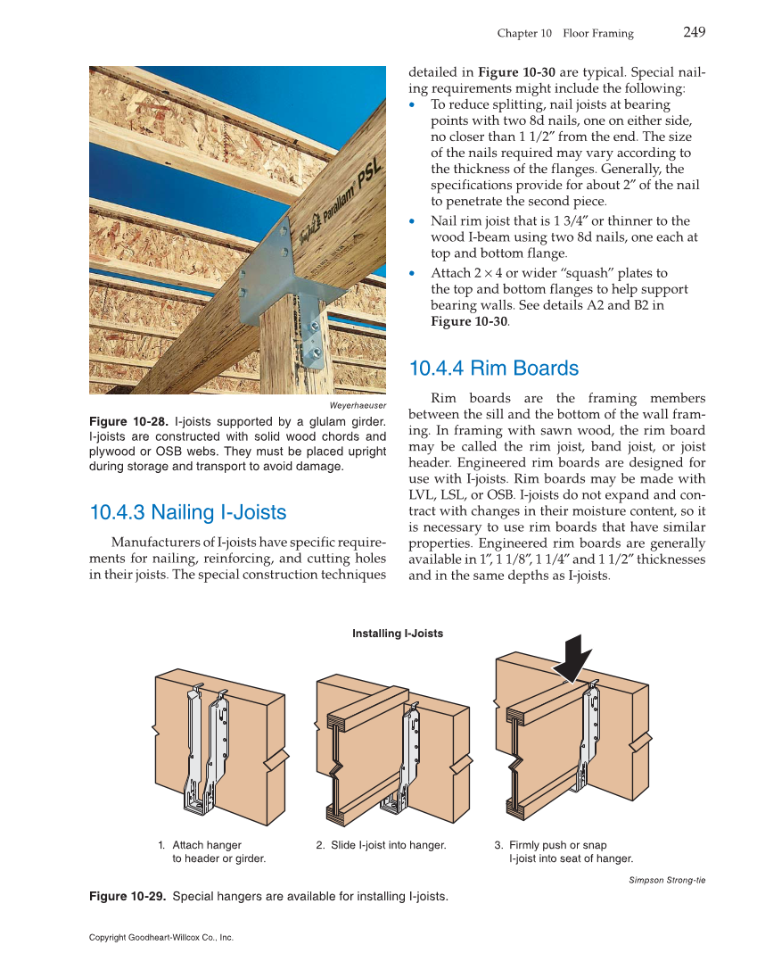 Modern Carpentry, 12th Edition page 249