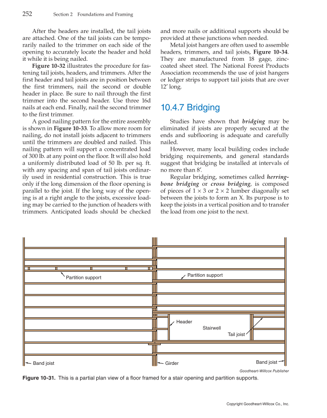 Modern Carpentry, 12th Edition page 252