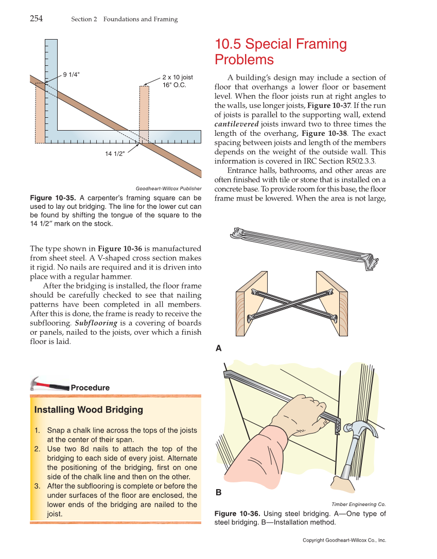 Modern Carpentry, 12th Edition page 254