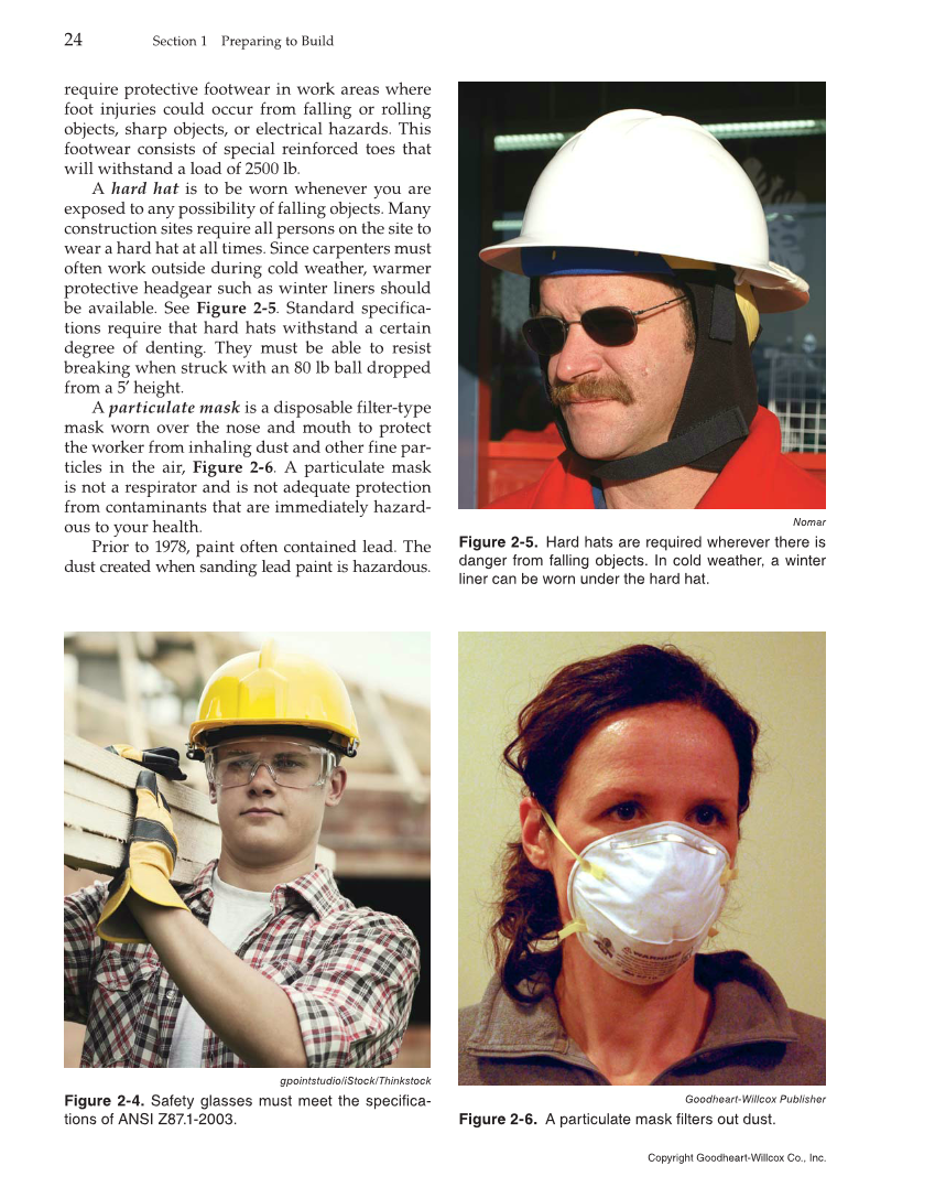 Modern Carpentry, 12th Edition page 24