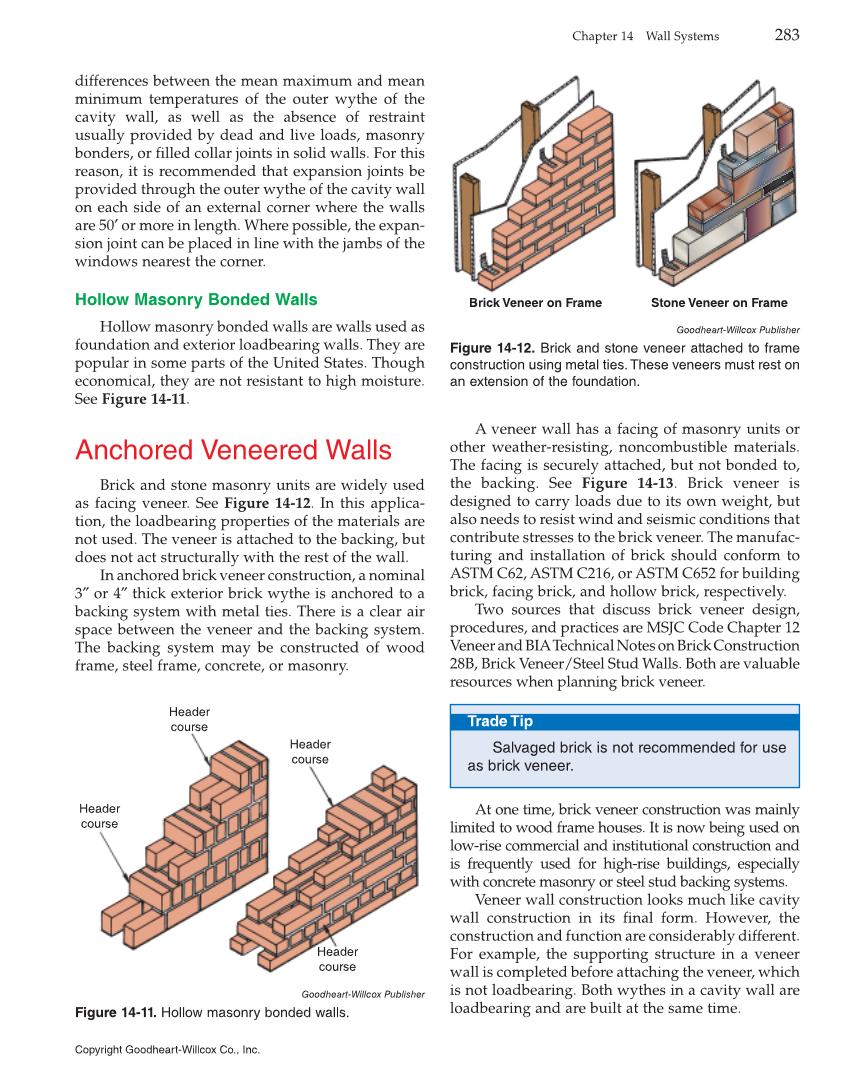Modern Masonry: Brick, Block, Stone, 8th Edition page 283