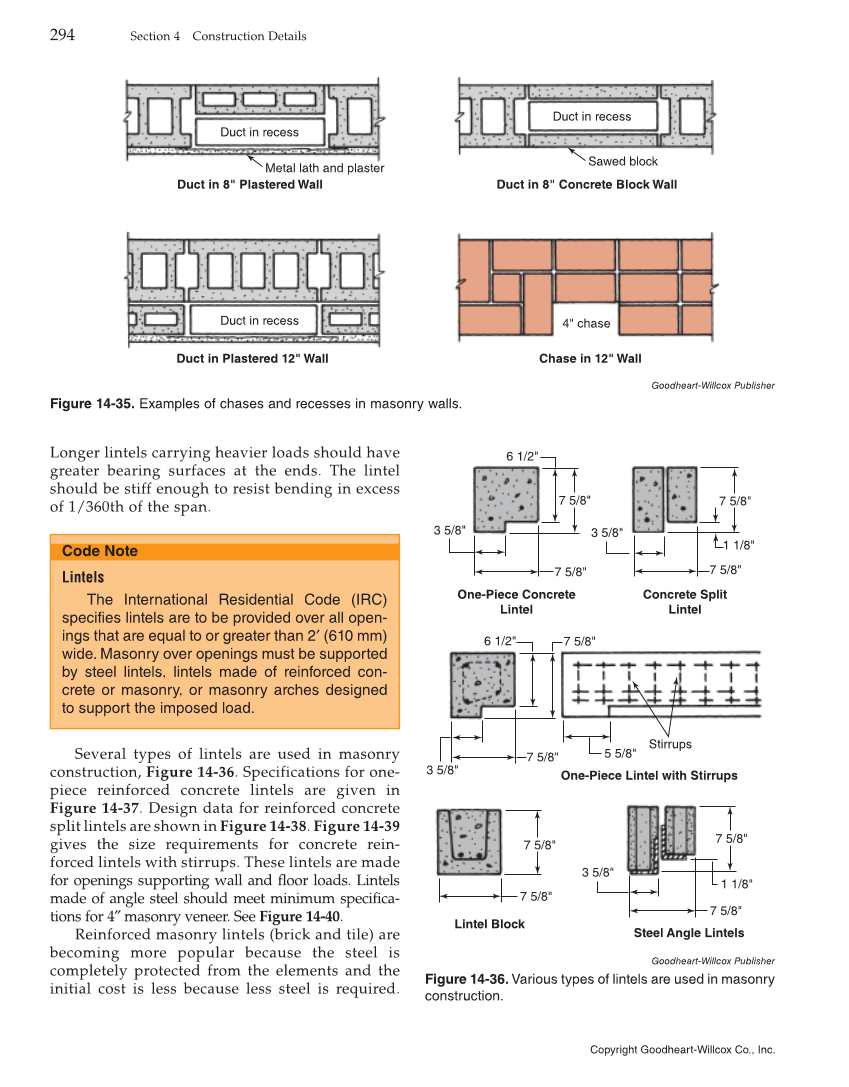Modern Masonry: Brick, Block, Stone, 8th Edition page 294