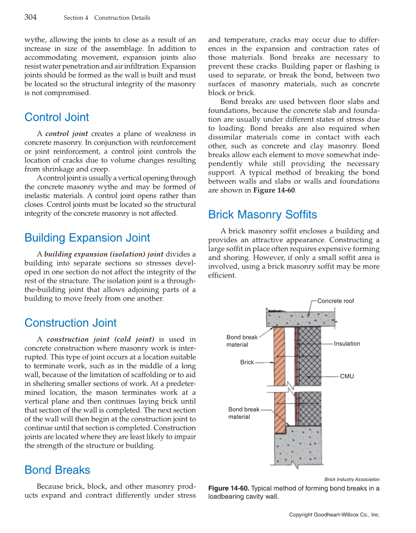 Modern Masonry: Brick, Block, Stone, 8th Edition page 304
