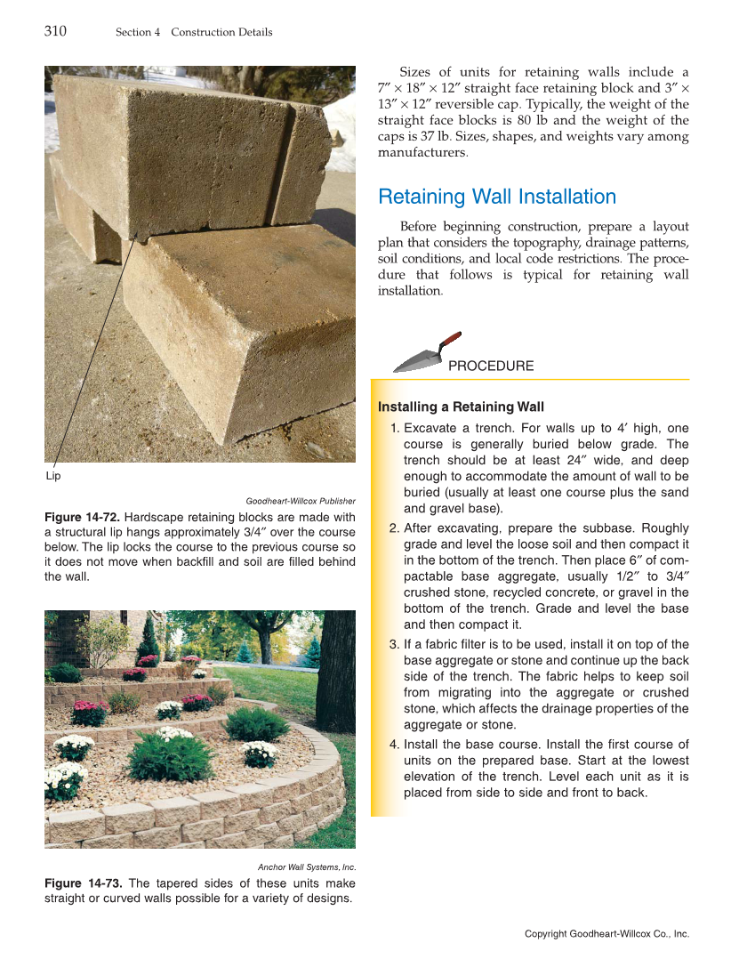 Modern Masonry: Brick, Block, Stone, 8th Edition page 310