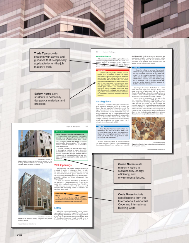 Modern Masonry: Brick, Block, Stone, 8th Edition page viii