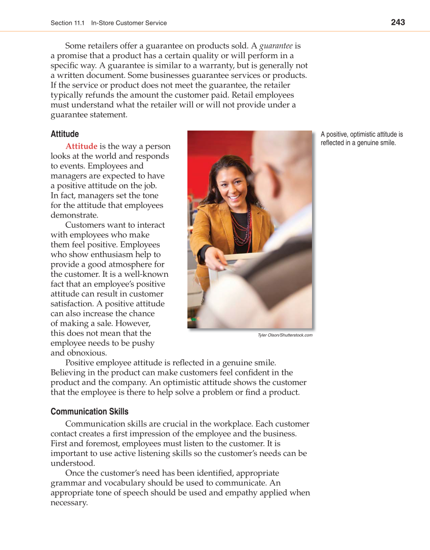 Retailing and E-tailing, 1st Edition page 243