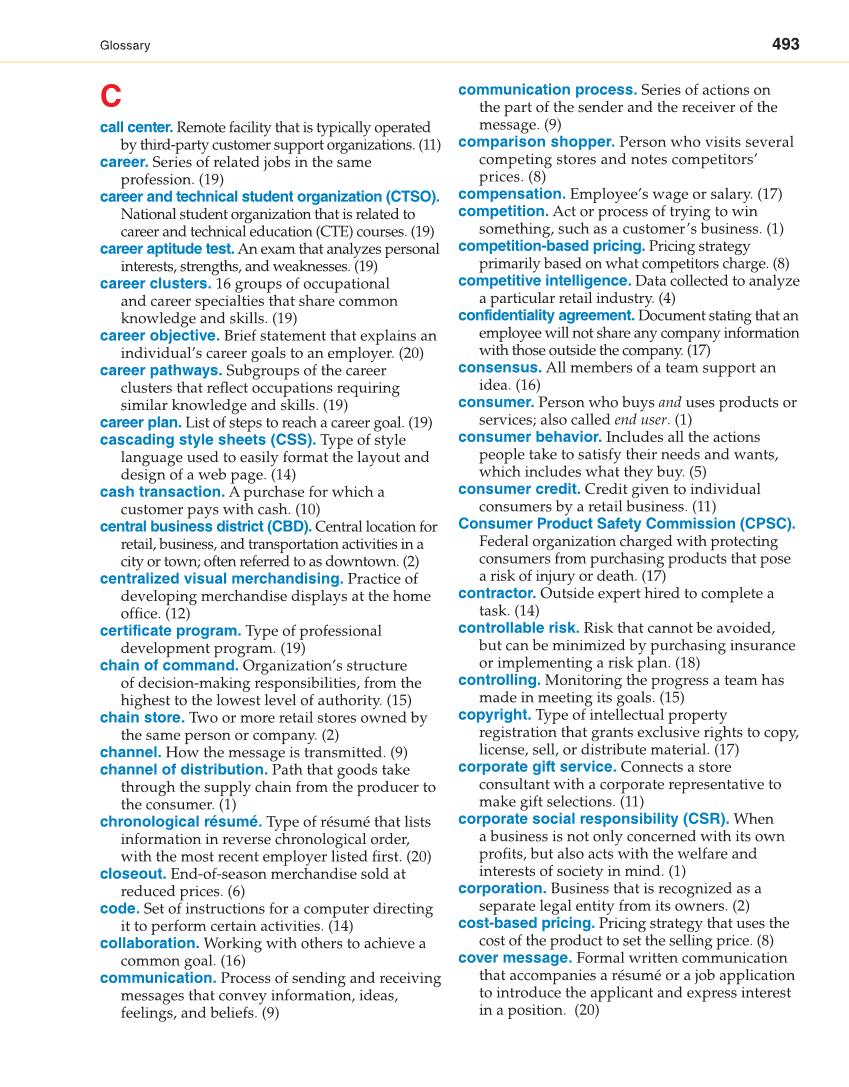 Retailing and E-tailing, 1st Edition page 493