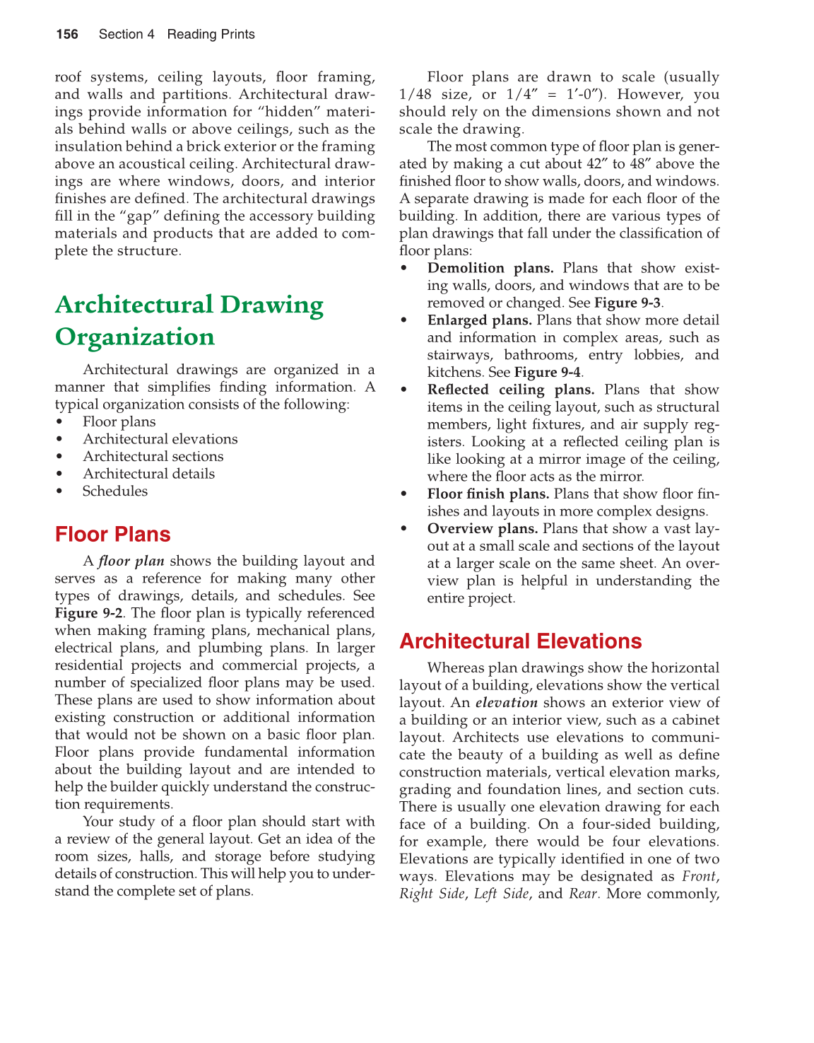 Print Reading for Construction, 6th Edition page 156
