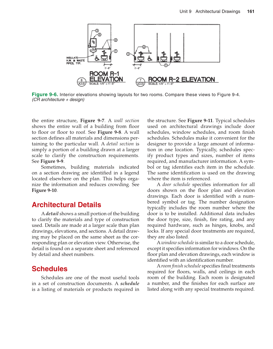 Print Reading for Construction, 6th Edition page 161