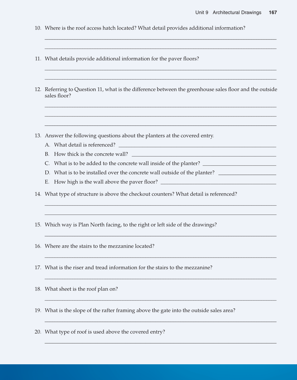 Print Reading for Construction, 6th Edition page 167