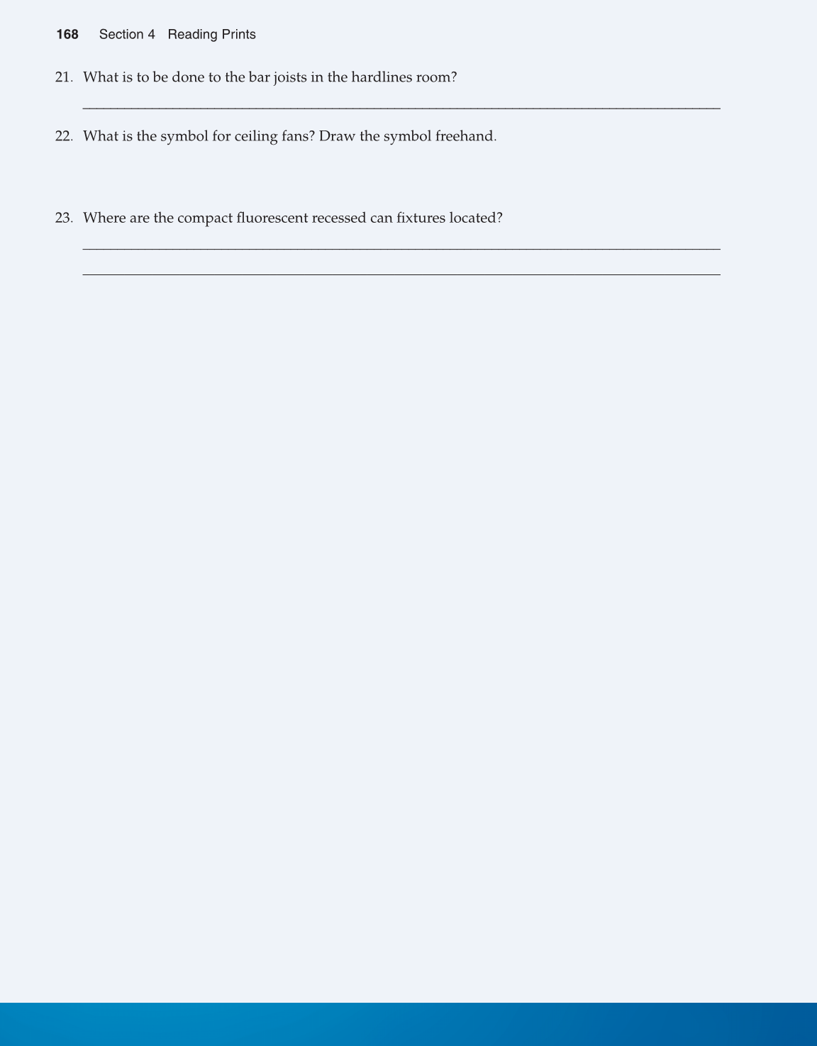 Print Reading for Construction, 6th Edition page 168