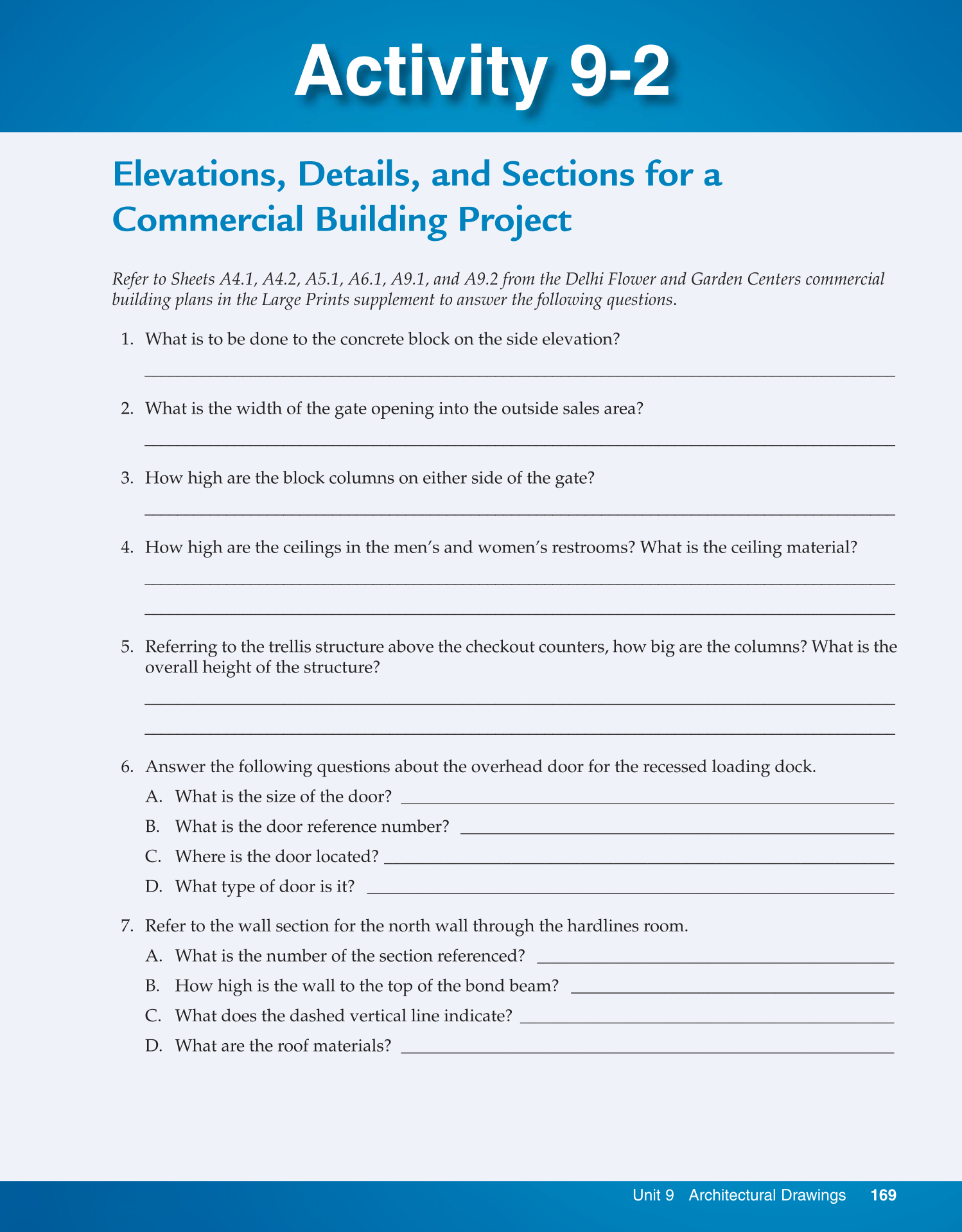 Print Reading for Construction, 6th Edition page 169