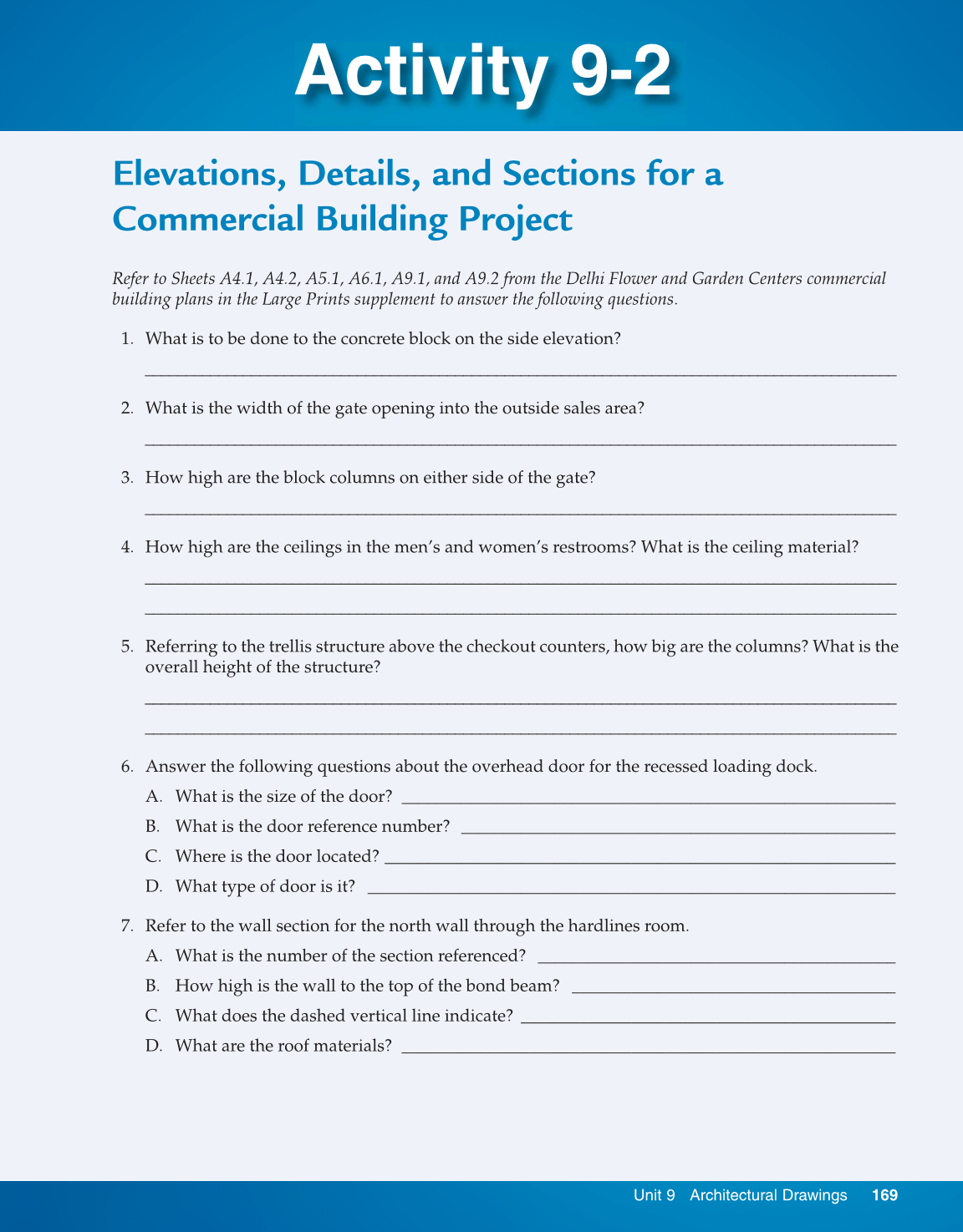Print Reading for Construction, 6th Edition page 169