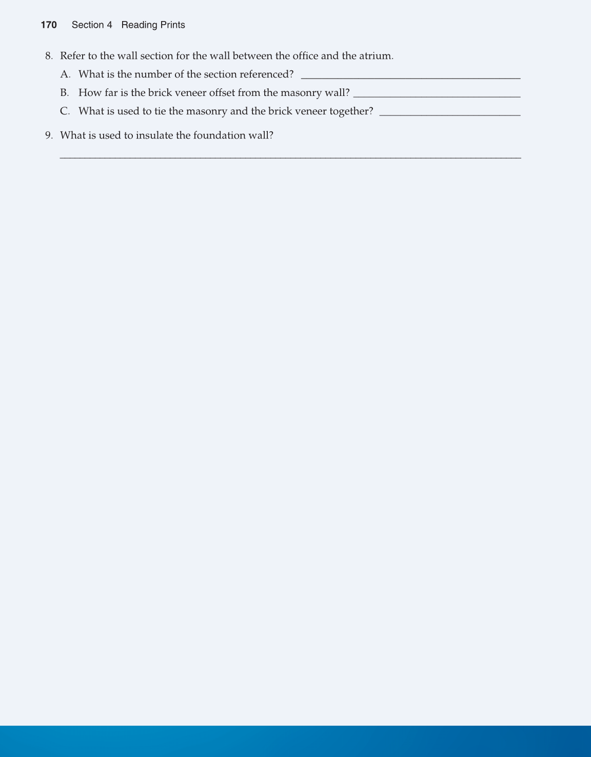 Print Reading for Construction, 6th Edition page 170