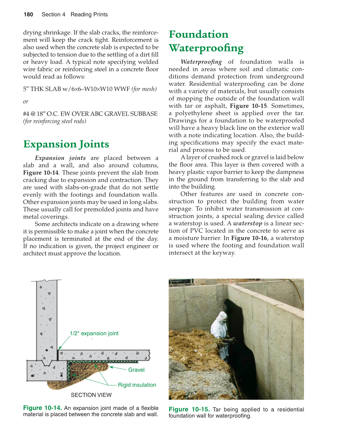 Print Reading for Construction, 6th Edition page 180