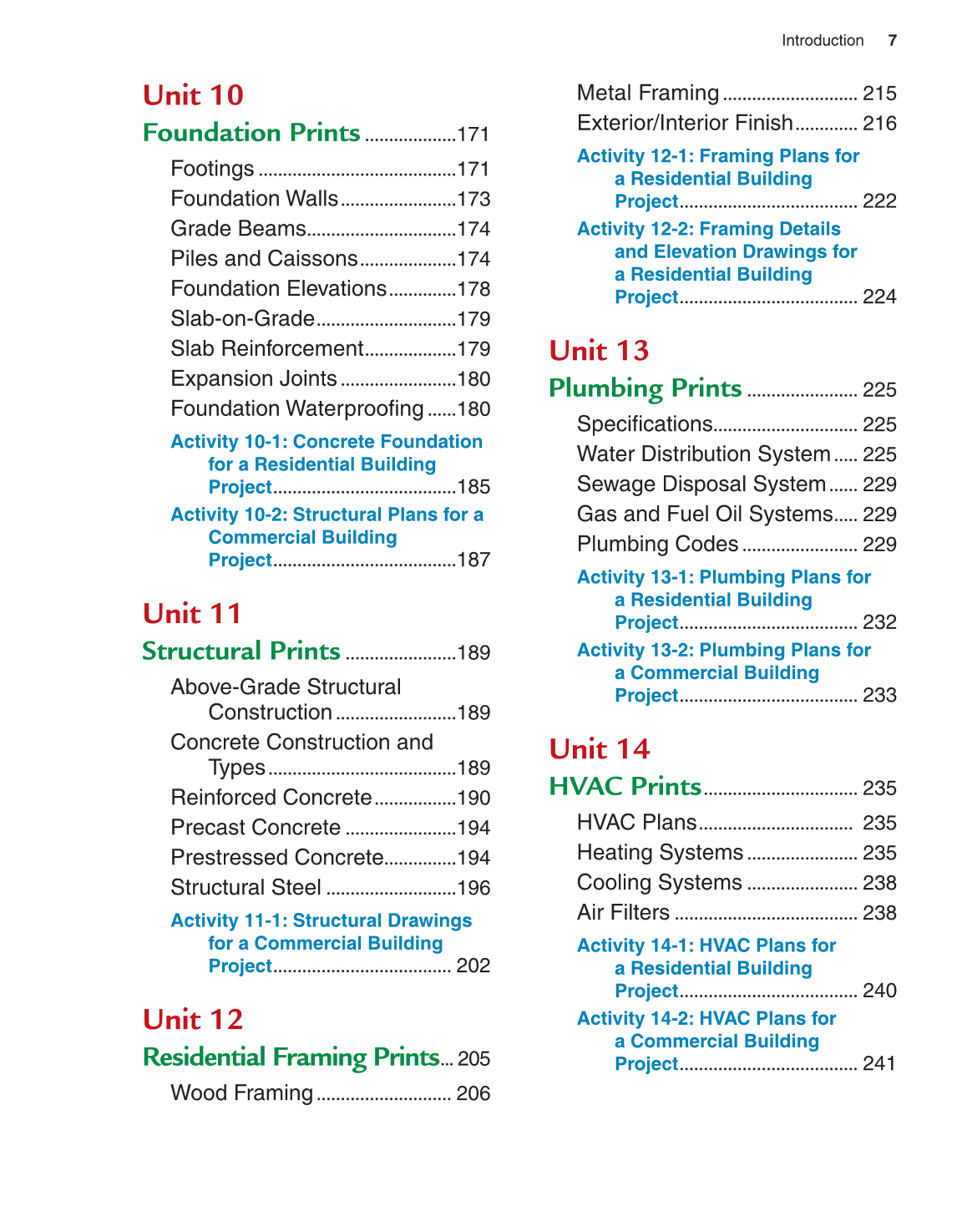 Print Reading for Construction, 6th Edition page 7