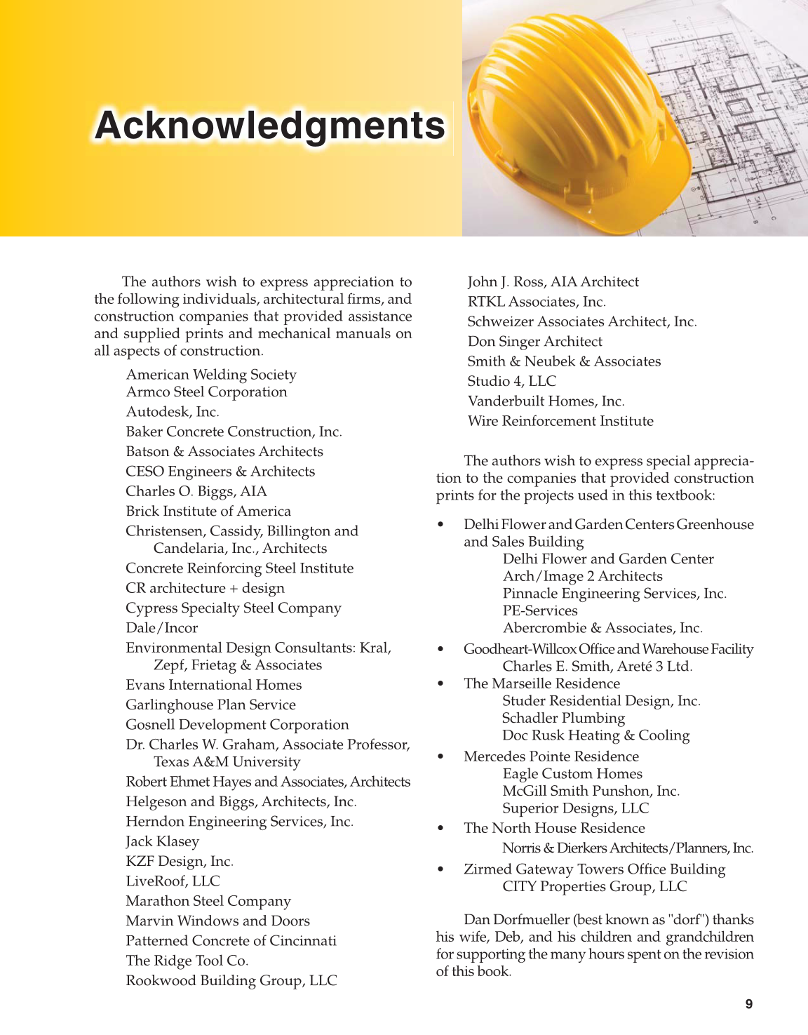 Print Reading for Construction, 6th Edition page 9