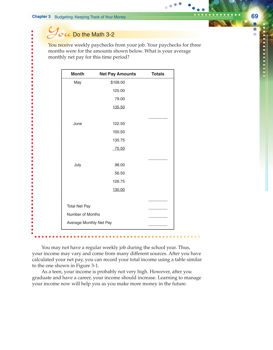 Becoming Money $mart: A Simulation for Financial Decision Making, 1st Edition page 69