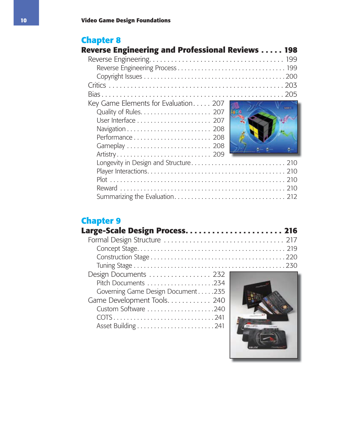 Video Game Design Foundations, 1st Edition page 10