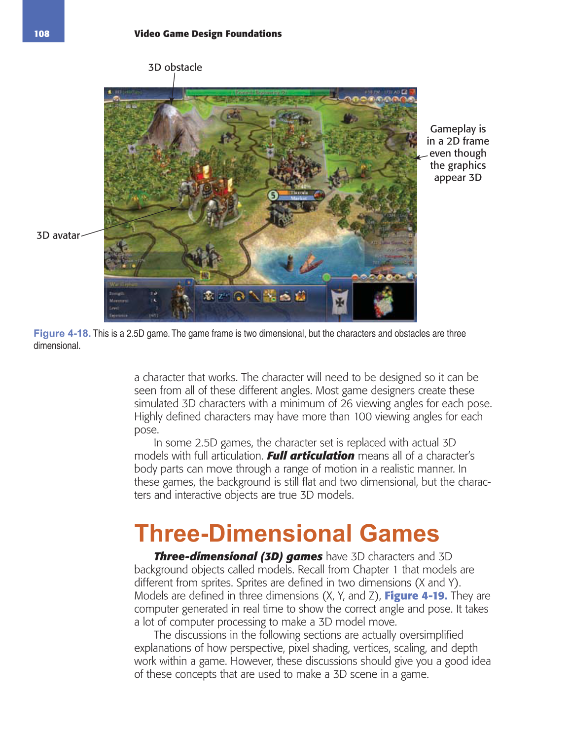 Video Game Design Foundations, 1st Edition page 108