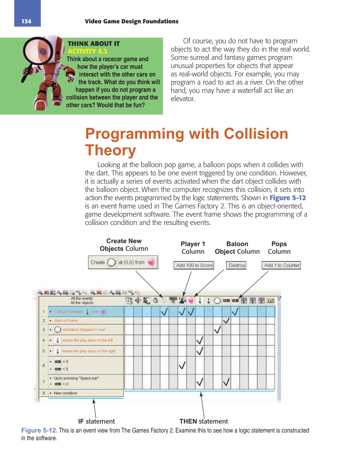 Video Game Design Foundations, 1st Edition page 134