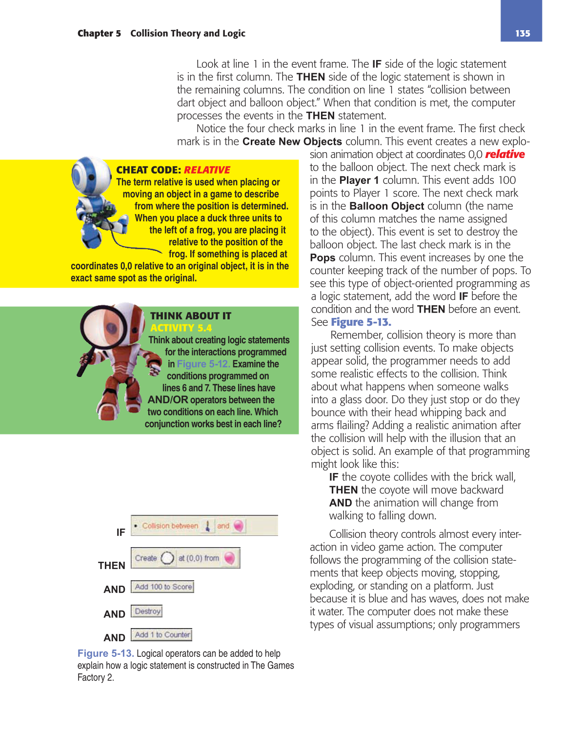 Video Game Design Foundations, 1st Edition page 135