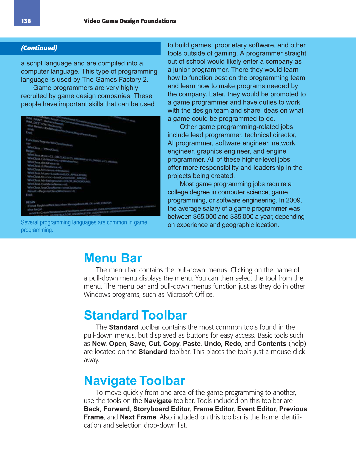 Video Game Design Foundations, 1st Edition page 138