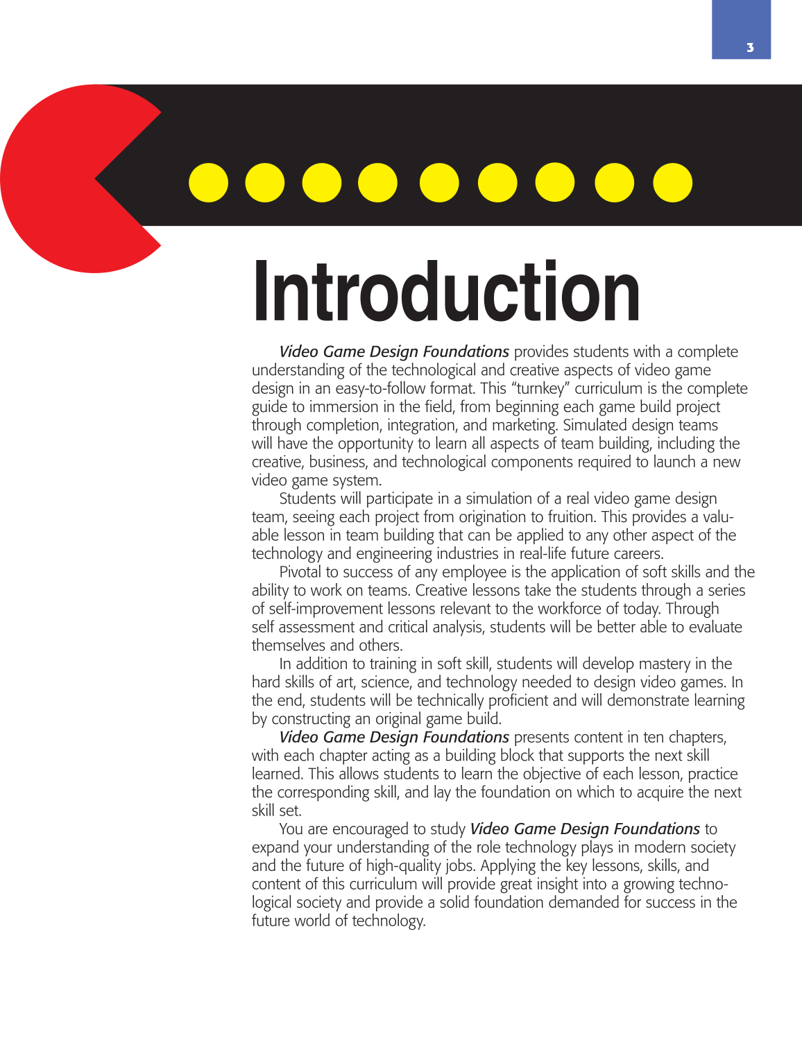 Video Game Design Foundations, 1st Edition page 3
