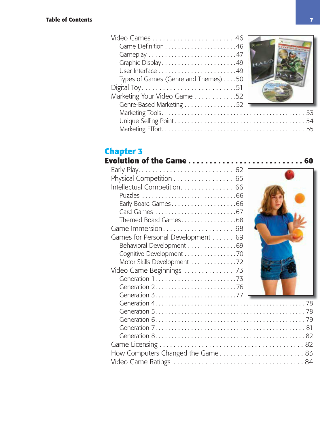 Video Game Design Foundations, 1st Edition page 7