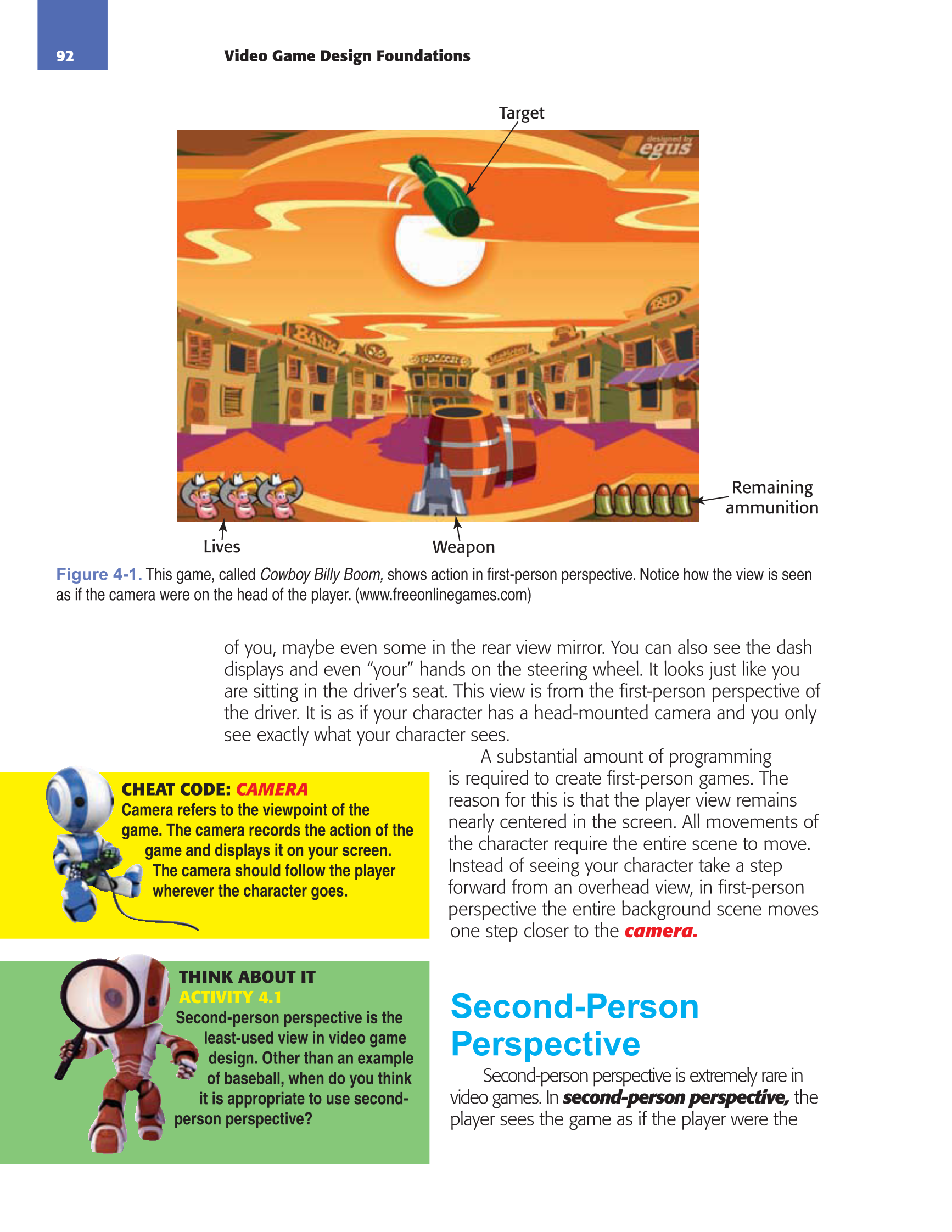 Video Game Design Foundations, 1st Edition page 92