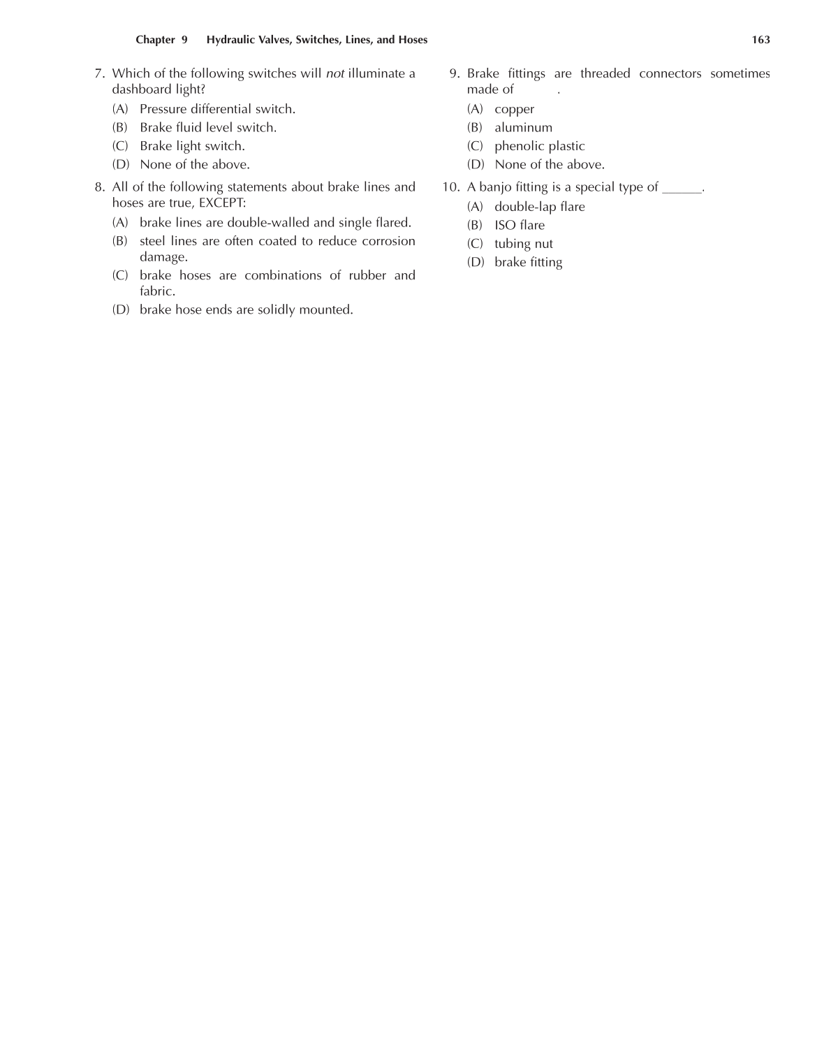 Auto Brakes, A5, 3rd Edition page 163