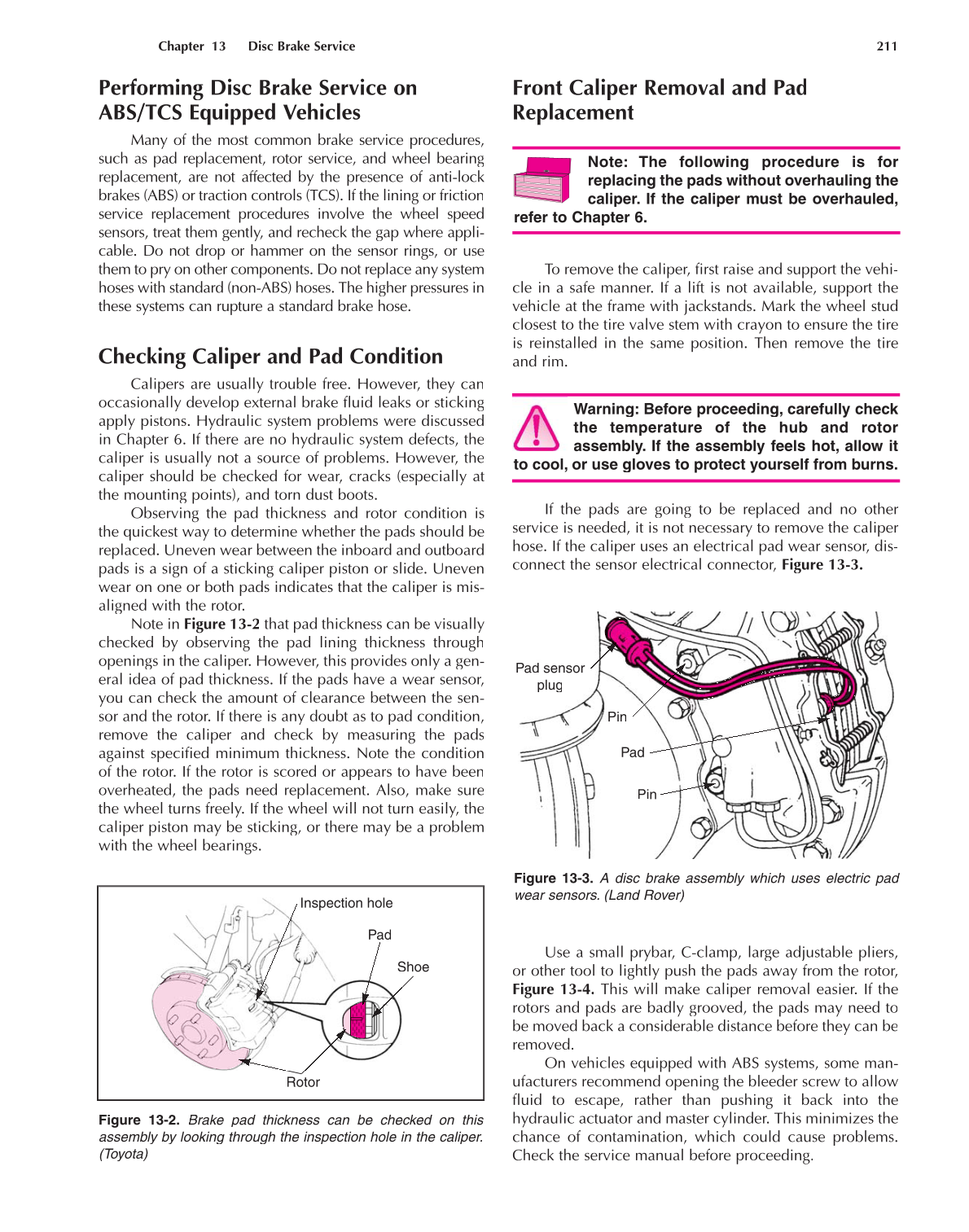 Auto Brakes, A5, 3rd Edition page 211