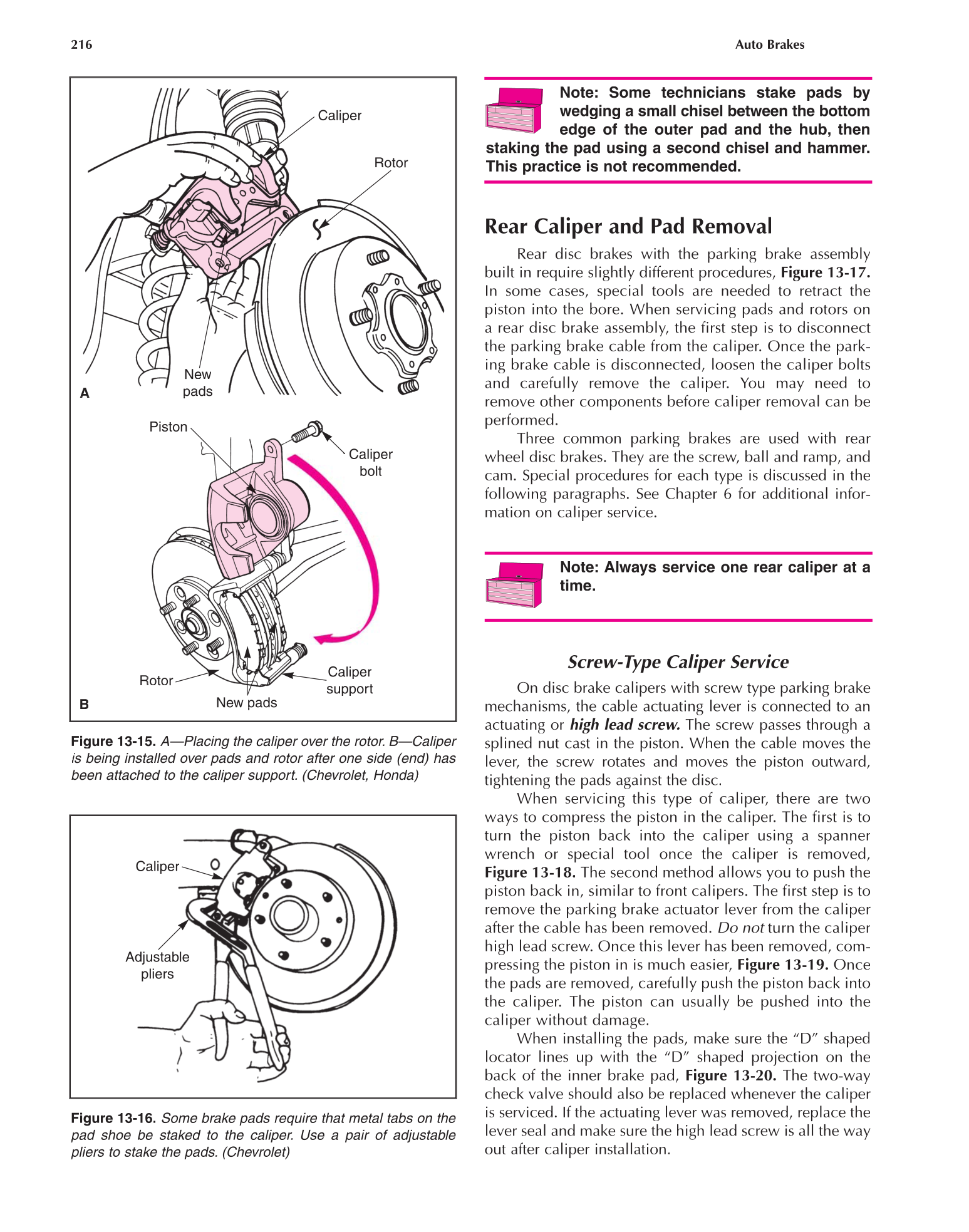 Auto Brakes, A5, 3rd Edition page 216