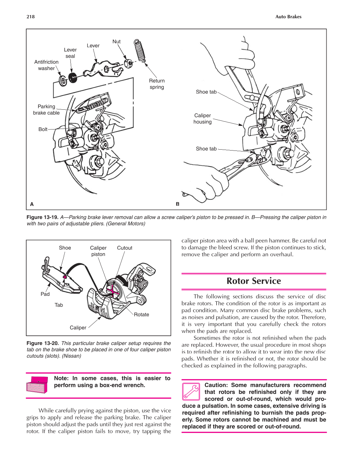 Auto Brakes, A5, 3rd Edition page 218