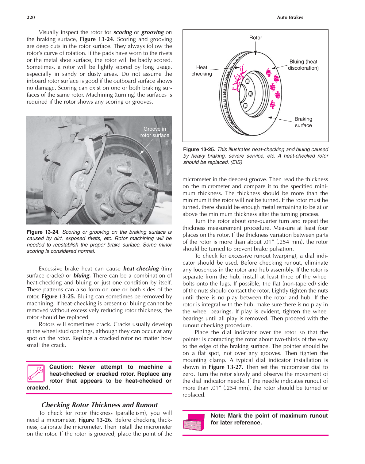 Auto Brakes, A5, 3rd Edition page 220