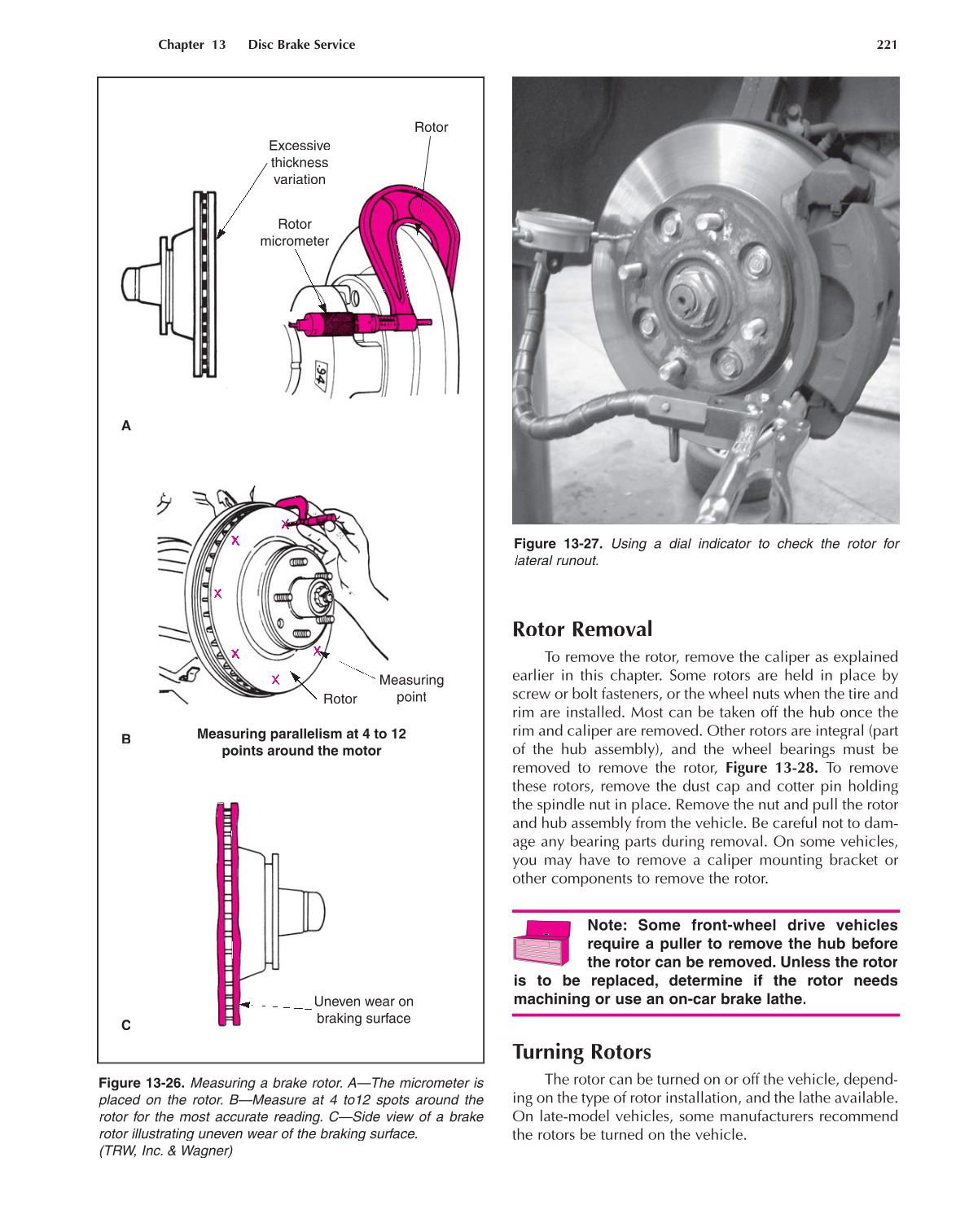 Auto Brakes, A5, 3rd Edition page 221