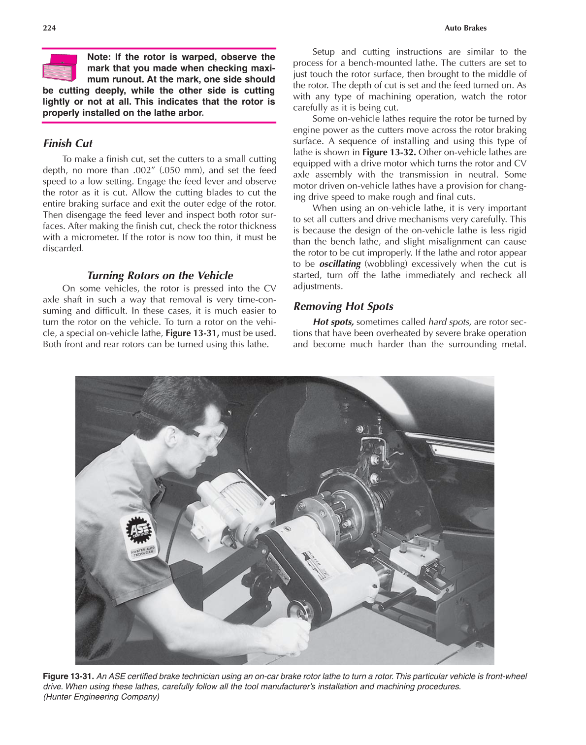 Auto Brakes, A5, 3rd Edition page 224